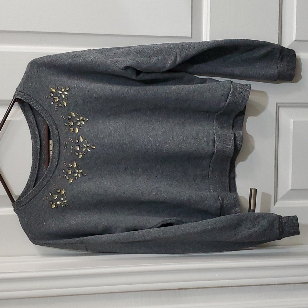 Hollister Grey Sweater Size Large